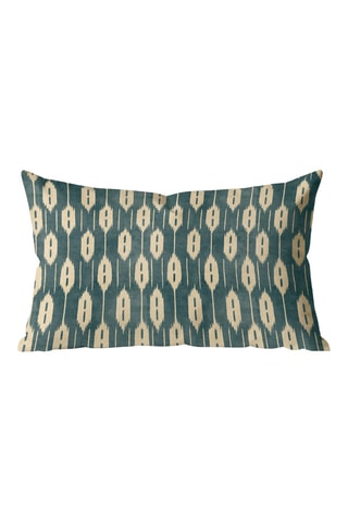 Capa de almofada Aspe - Azul-petróleo