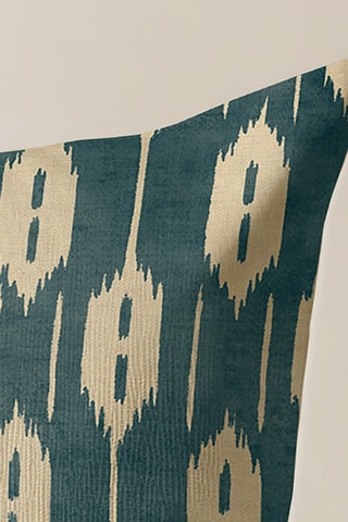 Capa de almofada Aspe - Azul-petróleo