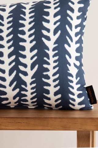 Capa de almofada Dénia C - Azul-cobalto