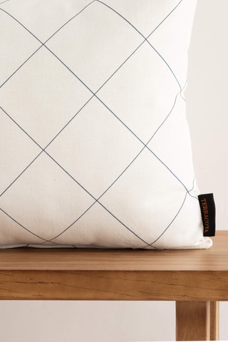 Capa de almofada Tamarit C - Azul-cobalto