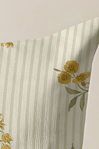 Capa de almofada Tortosa Cont - Verde-água