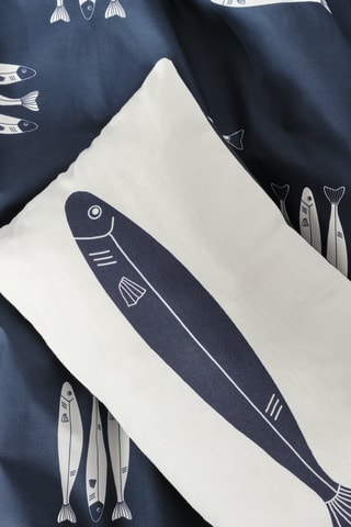 Capa de almofada reversível Oropesa - Azul-noite