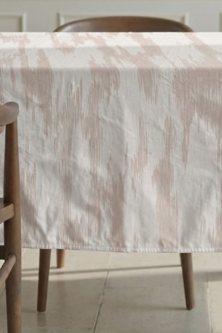 Toalha de mesa em resina anti-nódoas retangular - Rosa-claro