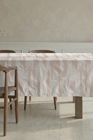 Toalha de mesa em resina anti-nódoas retangular - Rosa-claro