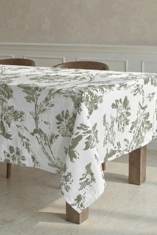 Toalha de mesa em resina anti-nódoas retangular Chella - Verde