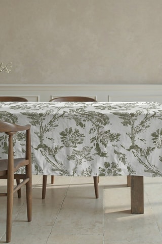 Toalha de mesa em resina anti-nódoas retangular Chella - Verde