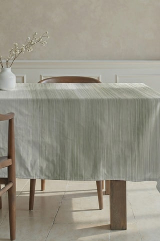 Toalha de mesa em resina anti-nódoas retangular Lluc - Verde