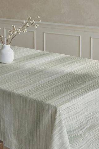 Toalha de mesa em resina anti-nódoas retangular Lluc - Verde