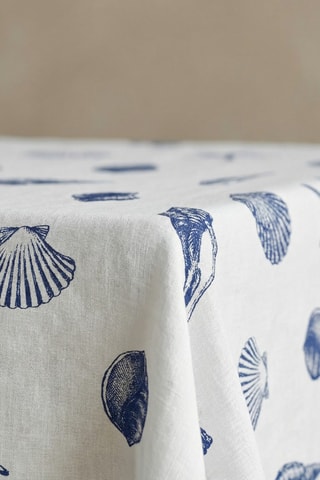 Toalha de mesa em resina anti-nódoas retangular- Branco