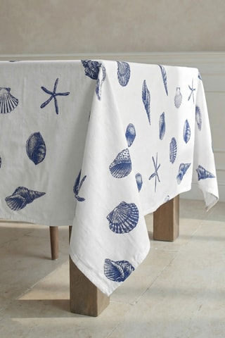 Toalha de mesa em resina anti-nódoas retangular- Branco