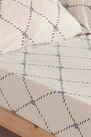 Conjunto de lençóis em algodão percal 79 fios/cm² Benicàssim - Cru