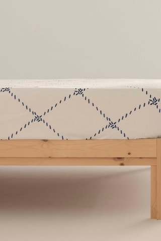 Conjunto de lençóis em algodão percal 79 fios/cm² Benicàssim - Cru