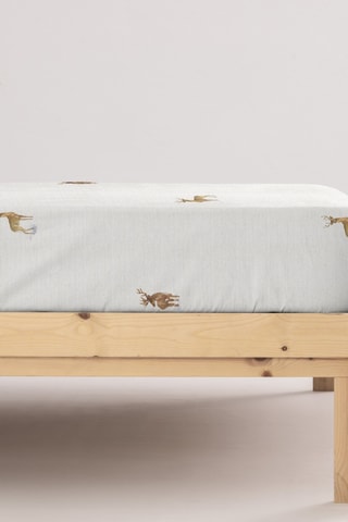 Lençol-capa Forest Ciervo - Branco