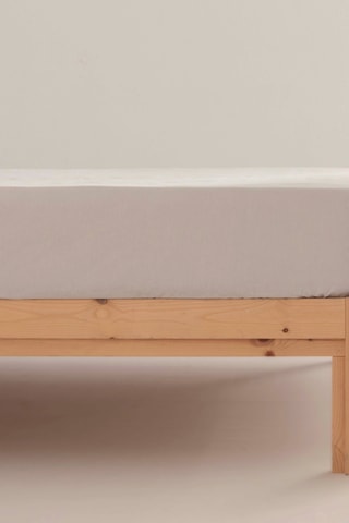 Conjunto de lençóis em percal de algodão 200 fios/cm² Ibiza - Cinzento