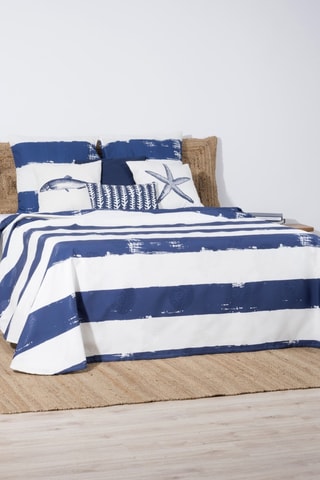 Colcha Cambrils - Azul-marinho