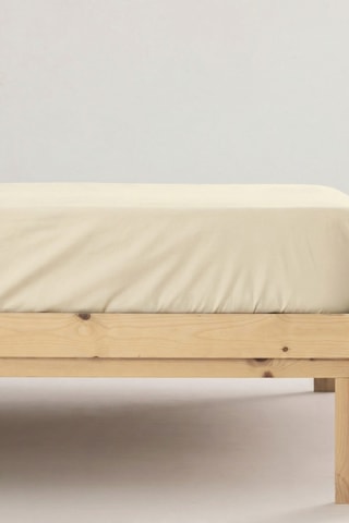 Lençol-capa em algodão 200 fios/cm² Lisa - Cru