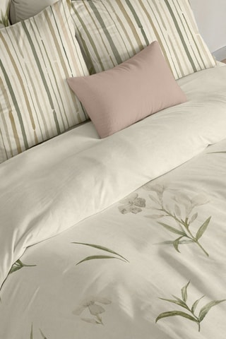 Conjunto de edredão em percal de algodão 200 fios/cm² Chelva - Verde-escuro