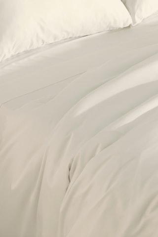 Housse de couette en percale de coton 79 fils/cm² Ibiza - Blanc