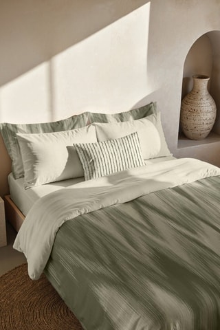 Capa de edredão reversível em algodão 79 fios/cm² Algemesí - Caqui