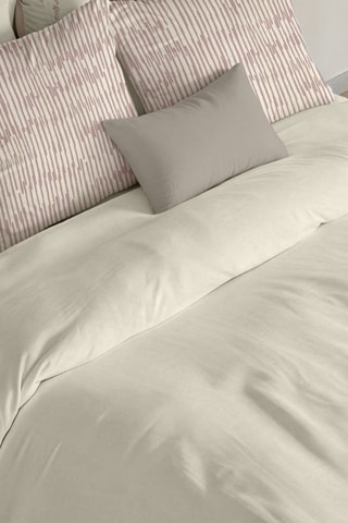 Capa de edredão em percal de algodão 79 fios/cm² Bacarot - Malva