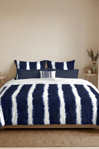 Capa de edredão em algodão 200 fios/cm² Caimari - Azul-marinho