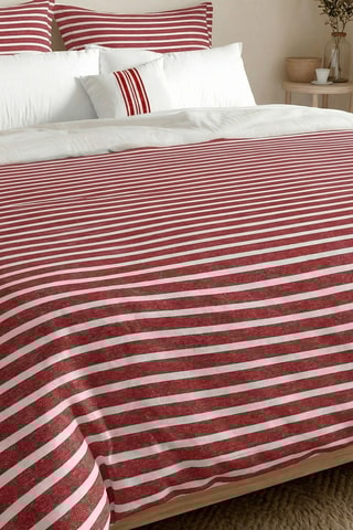 Capa de edredão em algodão 200 fios/cm² Torrox Pequeña - Bordô