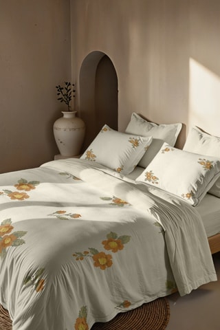 Capa de edredão em algodão 200 fios/cm² Aldaia - Cru