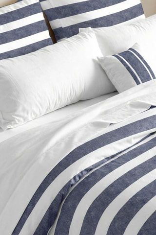 Housse de couette réversible en coton 79 fils/cm² Vinarós - Blanc