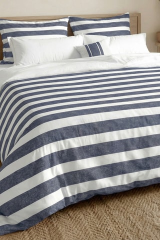 Housse de couette réversible en coton 79 fils/cm² Vinarós - Blanc