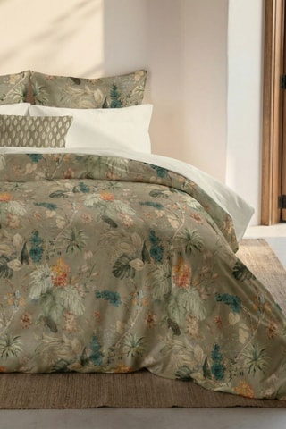 Capa de edredão reversível em percal de algodão 79 fios/cm² Aspe - Toupeira