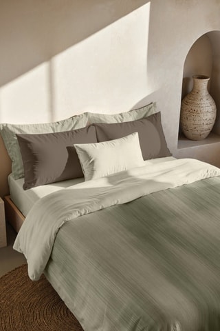 Capa de edredão em algodão 79 fios/cm² Lluc - verde-escuro