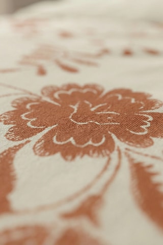 Capa de edredão reversível em percal de algodão 79 fios/cm² Portocolom - Coral