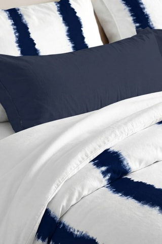 Capa de edredão em algodão 200 fios/cm² Caimari Negativo - Branco