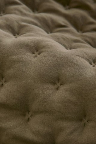 Colcha em algodão - Castanho