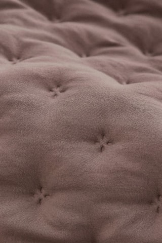 Colcha em algodão - Rosa-maquilhagem