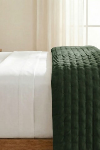 Colcha em algodão - Verde