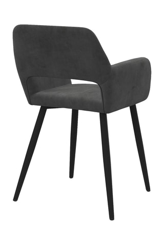 2 sillones Heidi - 52 x 80 x 53 cm - Tela de terciopelo