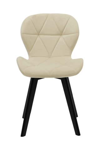 2 sillas de madera y caucho Daisy - 50 x 79 x 47,5 cm