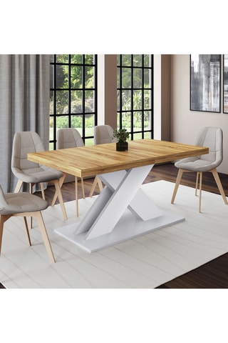 Mesa de comedor extensible Alexia - 160/200 x 75 x 90 cm
