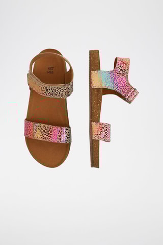 Sandales en cuir - Rose