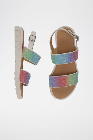 Sandales - Blanc et vert