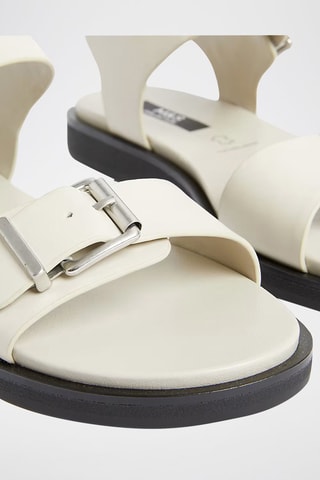 Sandales en cuir - Blanc