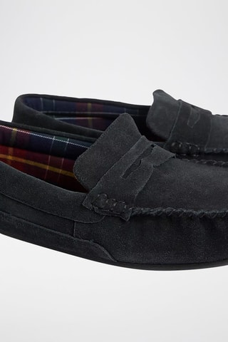 Mocassins en nubuck - Noir