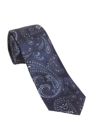 Cravate en soie - Bleu marine