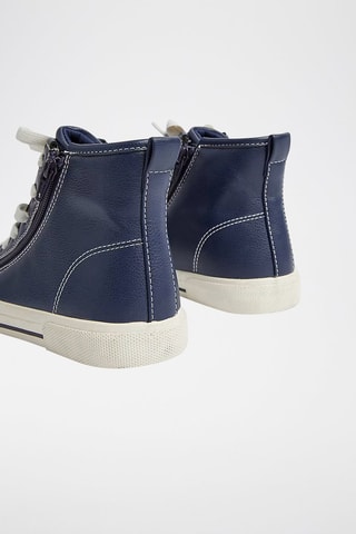 Baskets montantes - Bleu marine