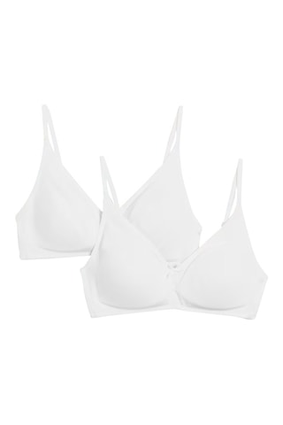 2 soutien-gorges - Blanc