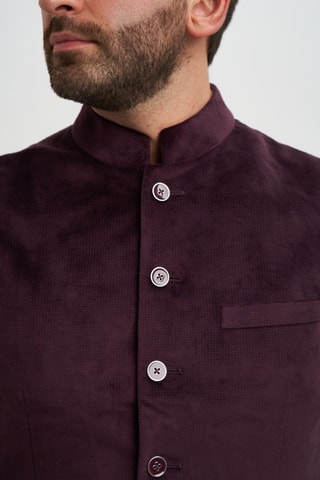 Gilet de costume - Bordeaux