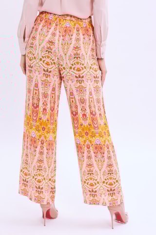 Pantalon taille haute - Rose