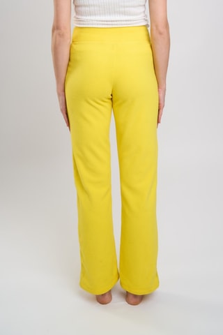 Pantalon de survêtement taille haute - Jaune