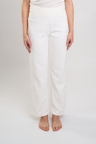 Pantalon de survêtement taille haute - Blanc